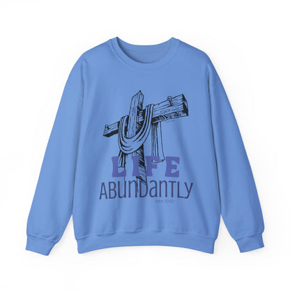 Life Abundantly Monochrome Crewneck Sweatshirt