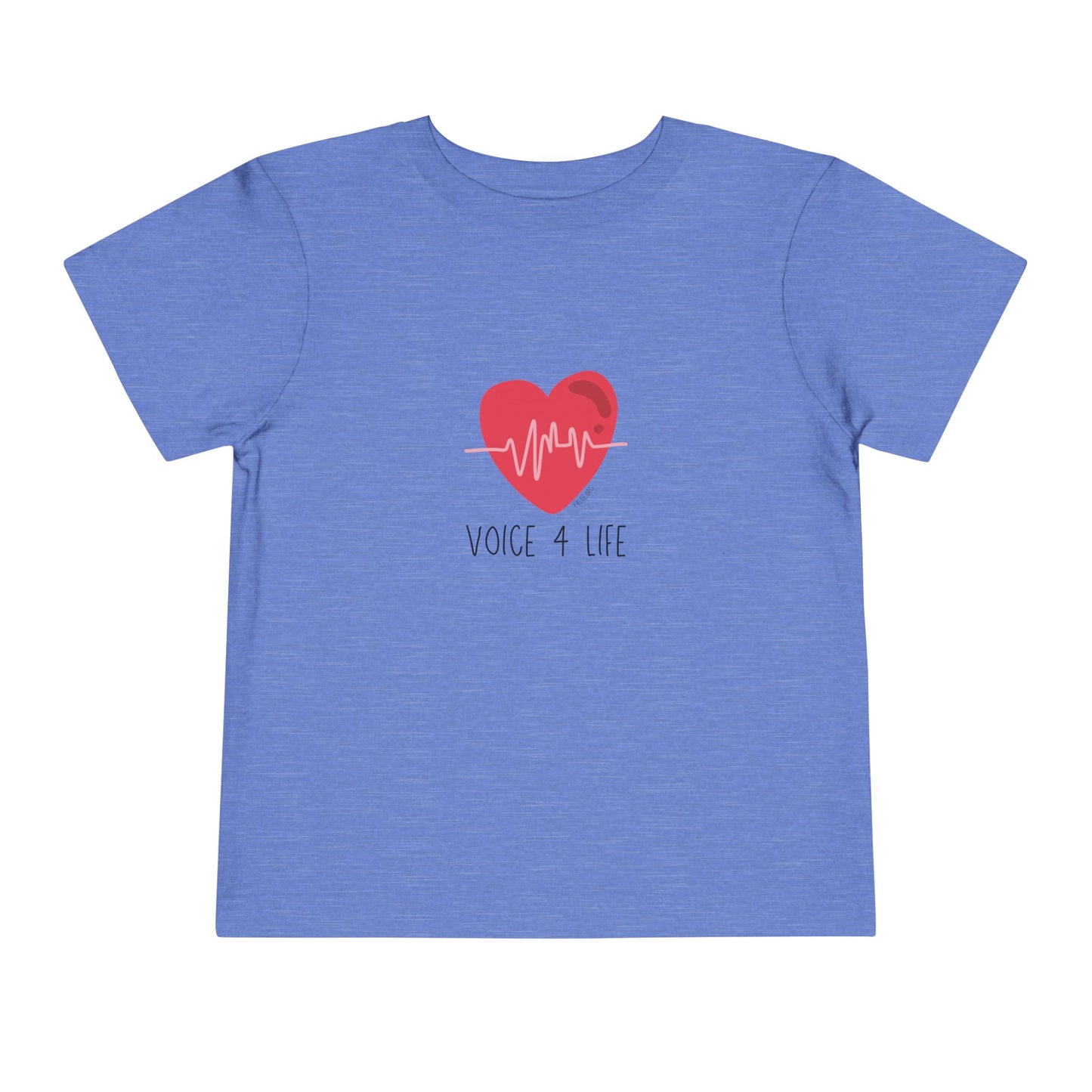 Voice 4 Life (Heartbeat) Toddler Short Sleeve Tee