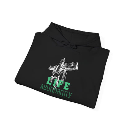 Life Abundantly Monochrome Hooded Sweatshirt