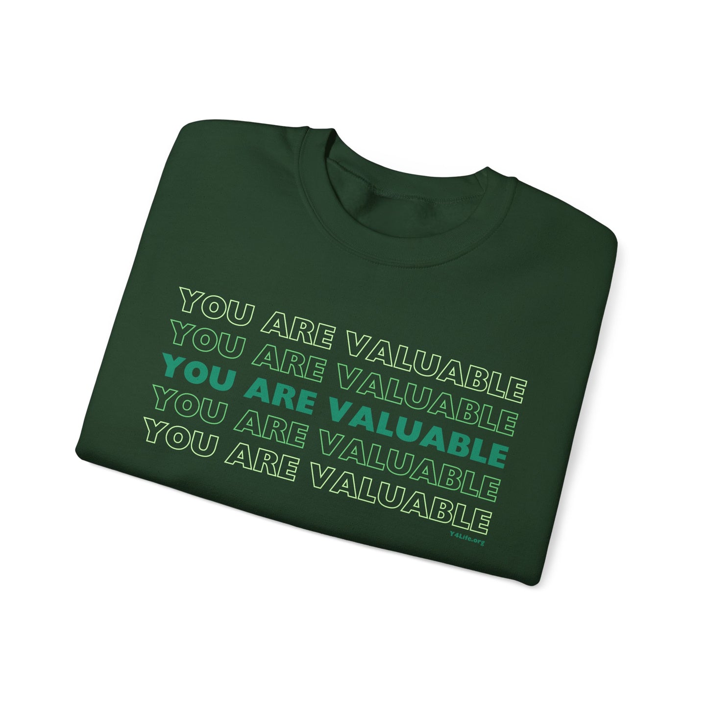You Are Valuable Crewneck Sweatshirt