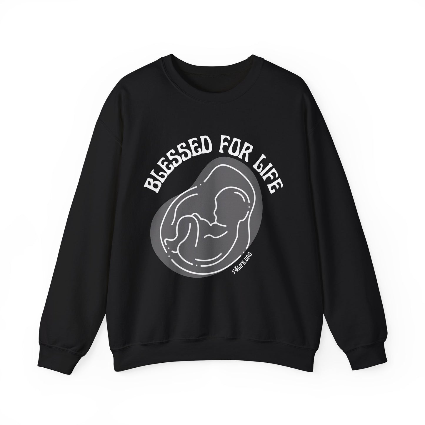 Blessed For Life Unisex Heavy Blend™ Crewneck Sweatshirt