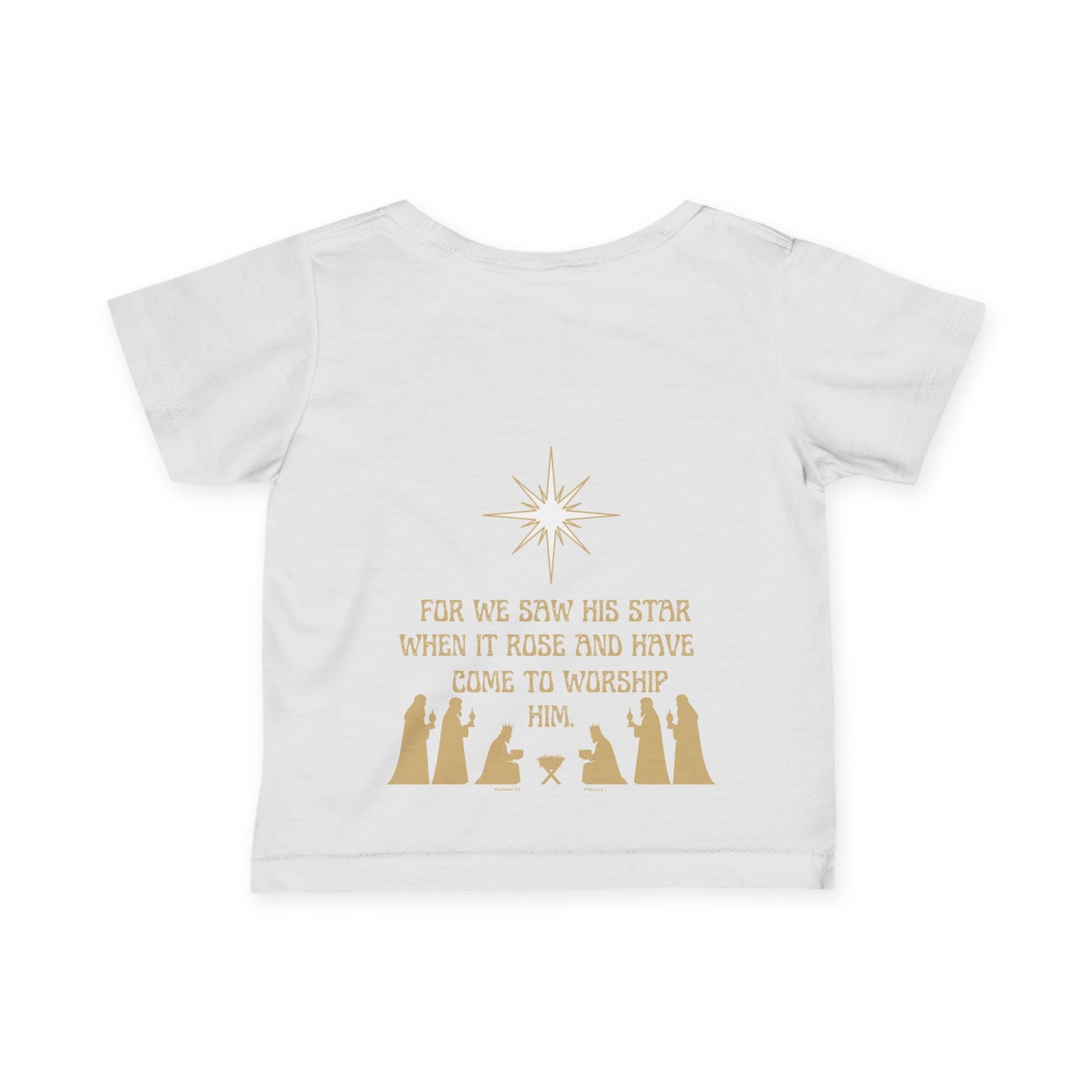 For We Saw His Star Infant Fine Jersey Tee