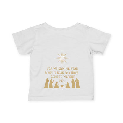 For We Saw His Star Infant Fine Jersey Tee