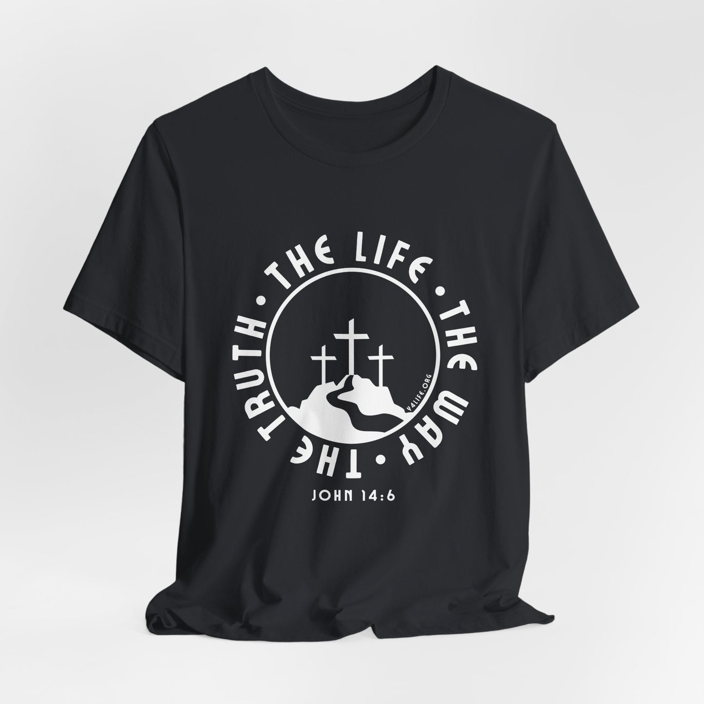 John 14:6 Single Color Short Sleeve Tee