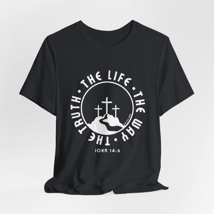 John 14:6 Single Color Short Sleeve Tee