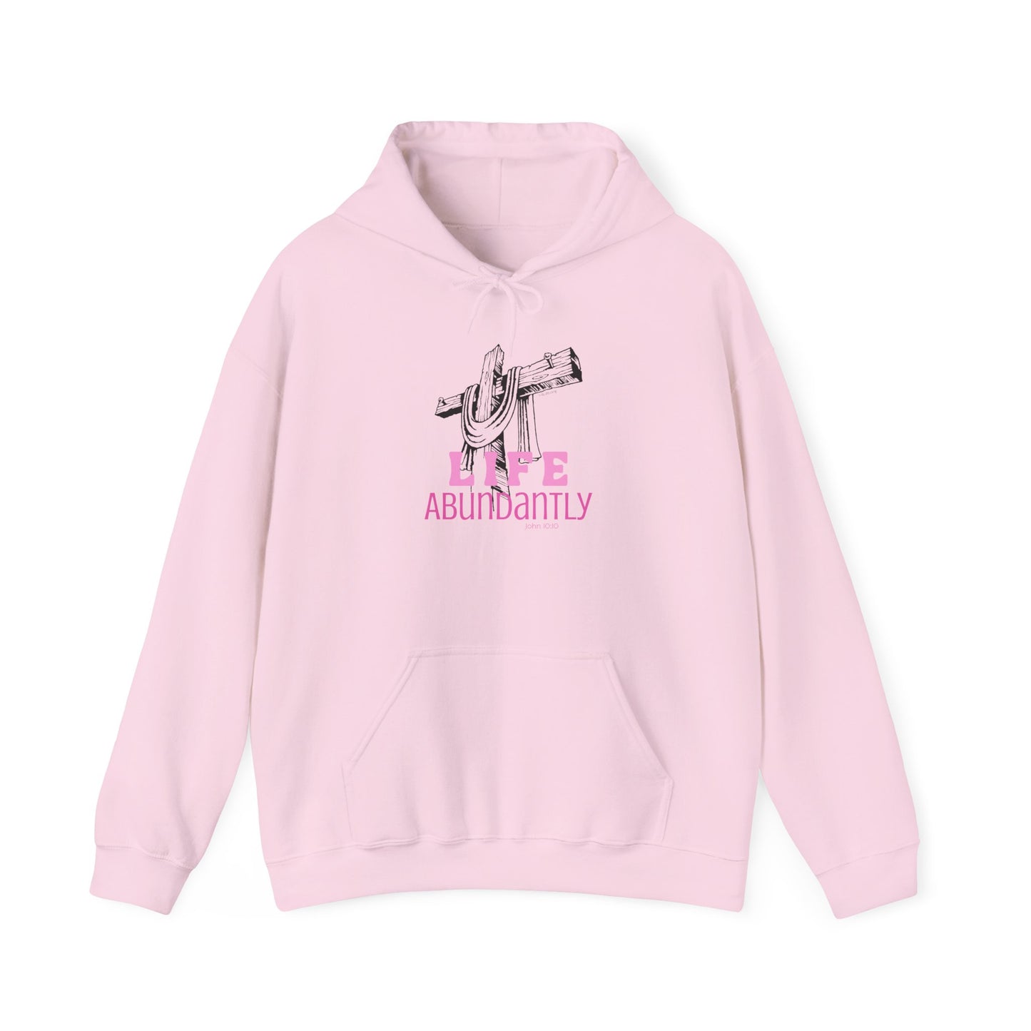 Life Abundantly Monochrome Hooded Sweatshirt