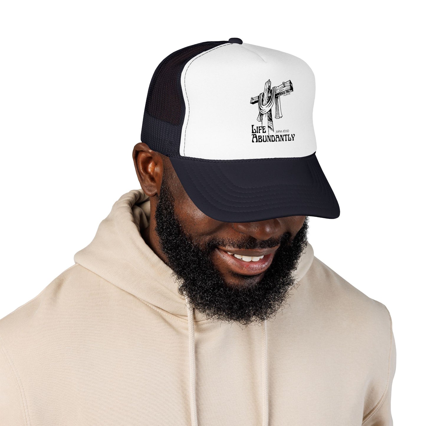 Life Abundantly Foam Trucker Hat