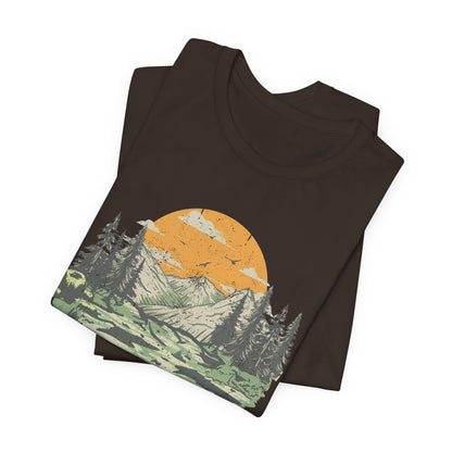 "Fatherhood is my Vocation" (mountains) Unisex Jersey Short Sleeve Tee