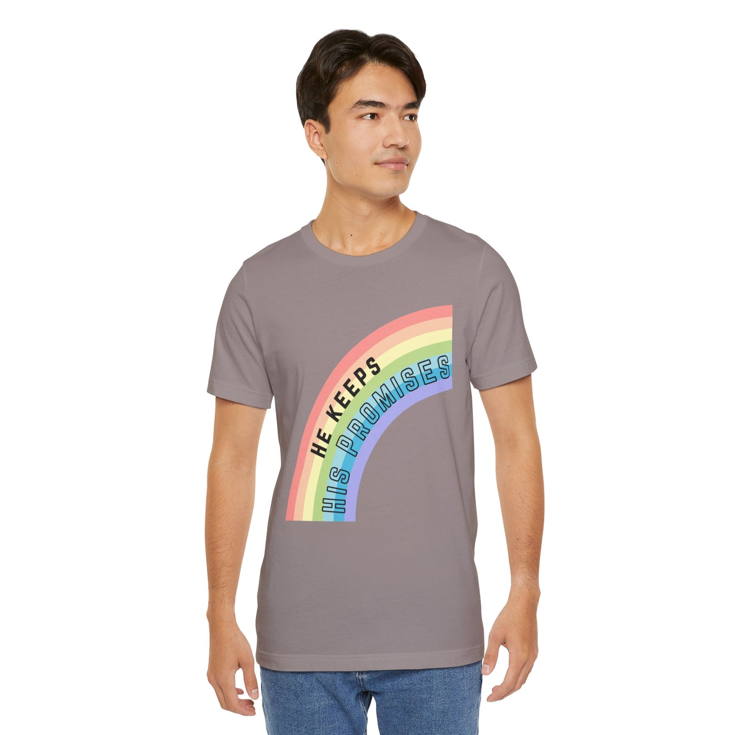"He Keeps His Promises" Unisex Jersey Short Sleeve Tee