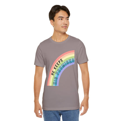 "He Keeps His Promises" Unisex Jersey Short Sleeve Tee