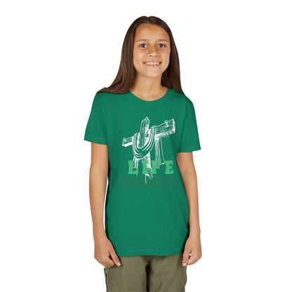 Life Abundantly Monochrome Youth Short Sleeve Tee