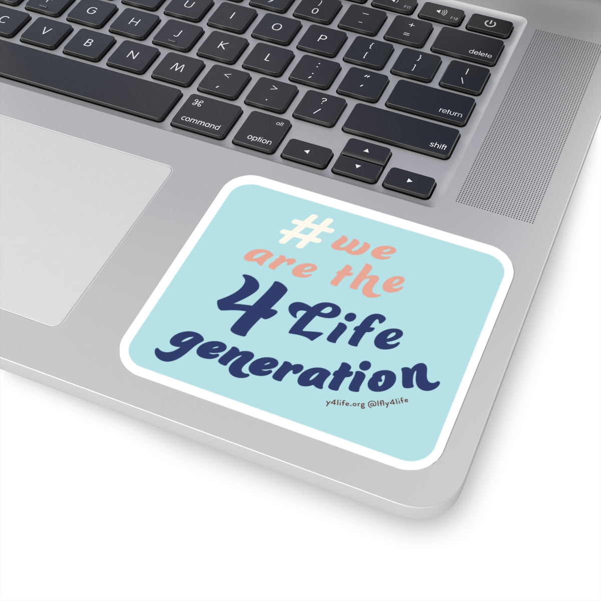 #4LifeGeneration Light Blue Kiss-Cut Sticker