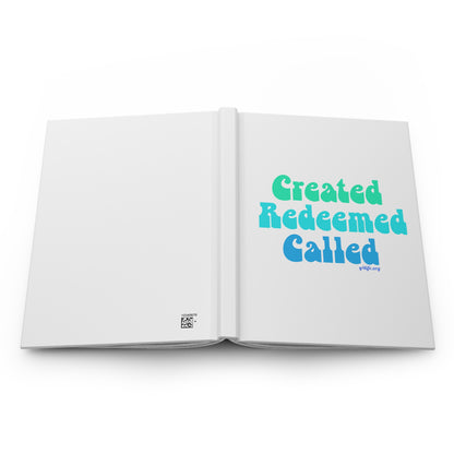 Retro Created, Redeemed, Called Matte Hardcover Journal