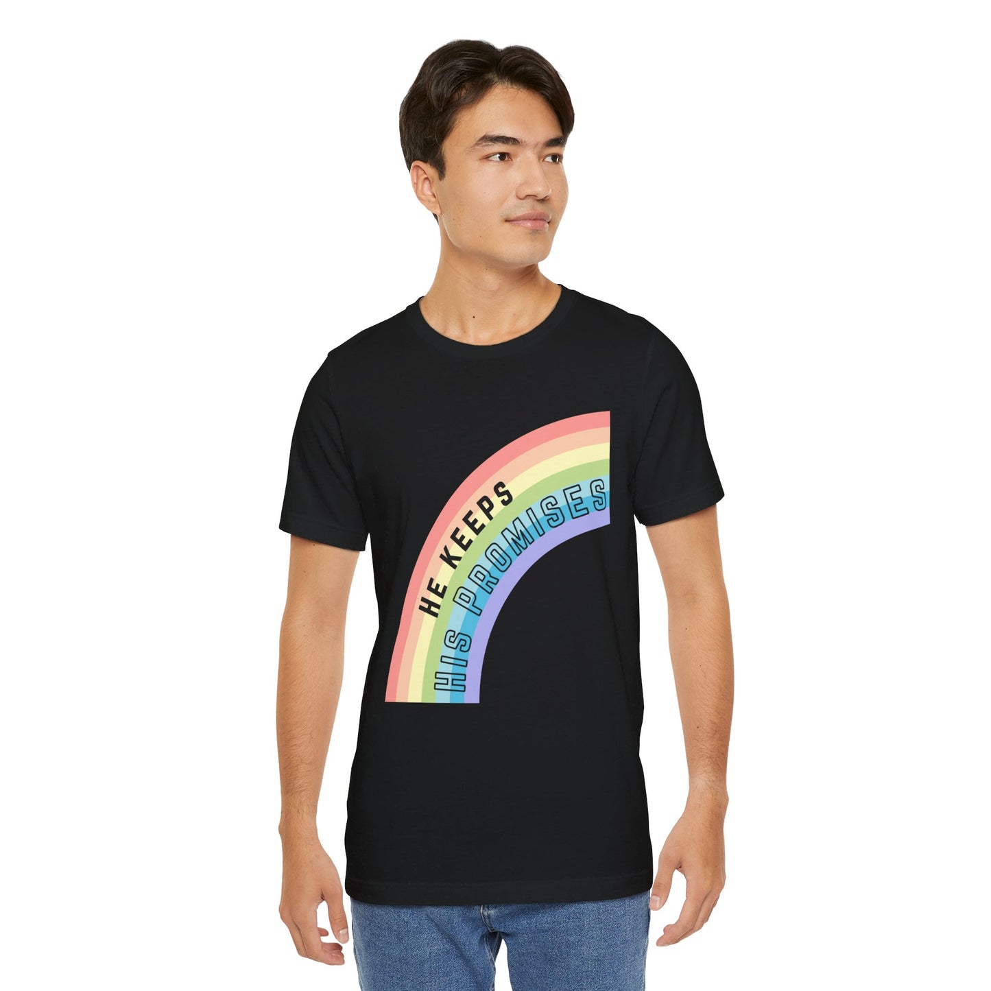 "He Keeps His Promises" Unisex Jersey Short Sleeve Tee