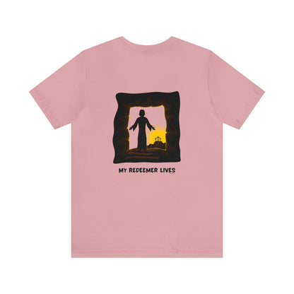 My Redeemer Lives Unisex Jersey Short Sleeve Tee