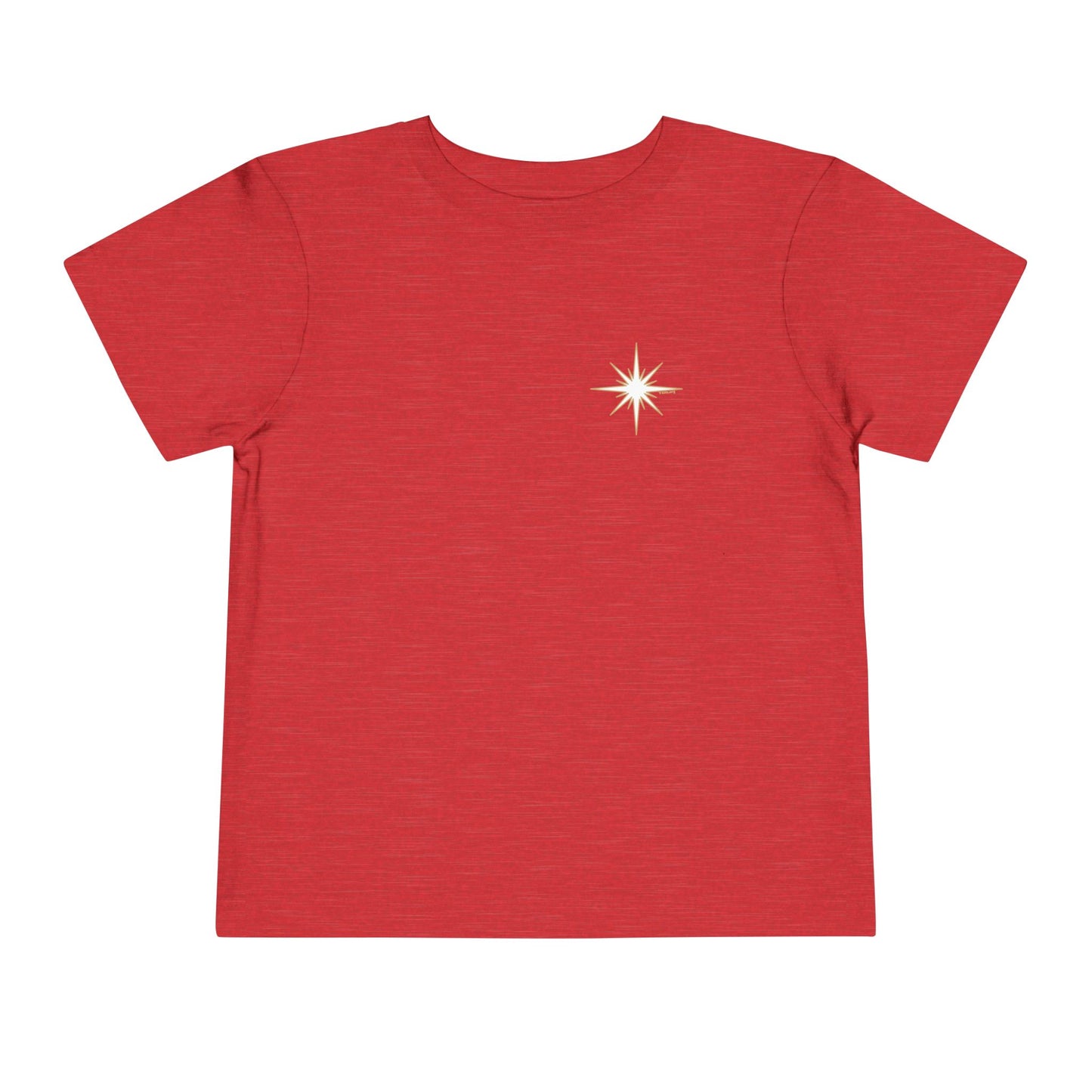 For We Saw His Star Toddler Short Sleeve Tee