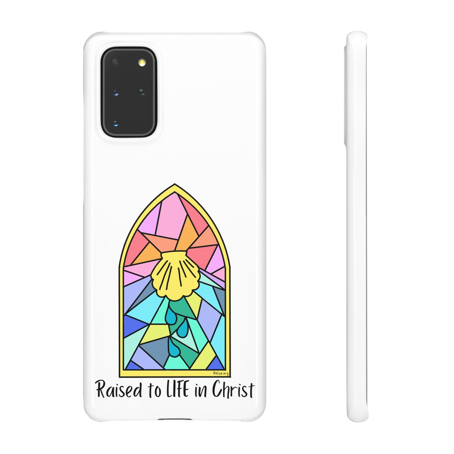 "Raised to Life in Christ" Snap Cases