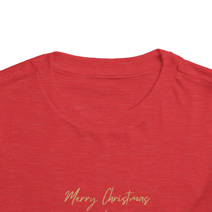 Merry Christmas Toddler Short Sleeve Tee