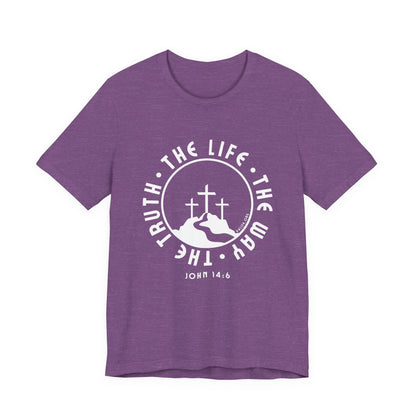 John 14:6 Single Color Short Sleeve Tee