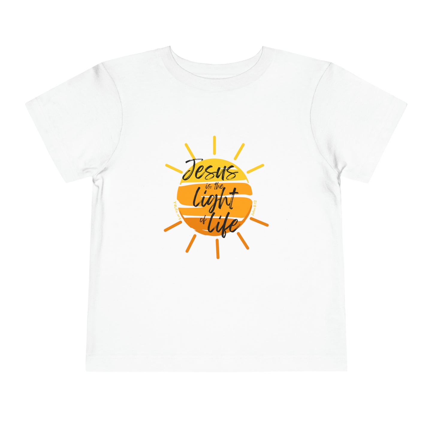 John 8:12 Toddler Short Sleeve Tee