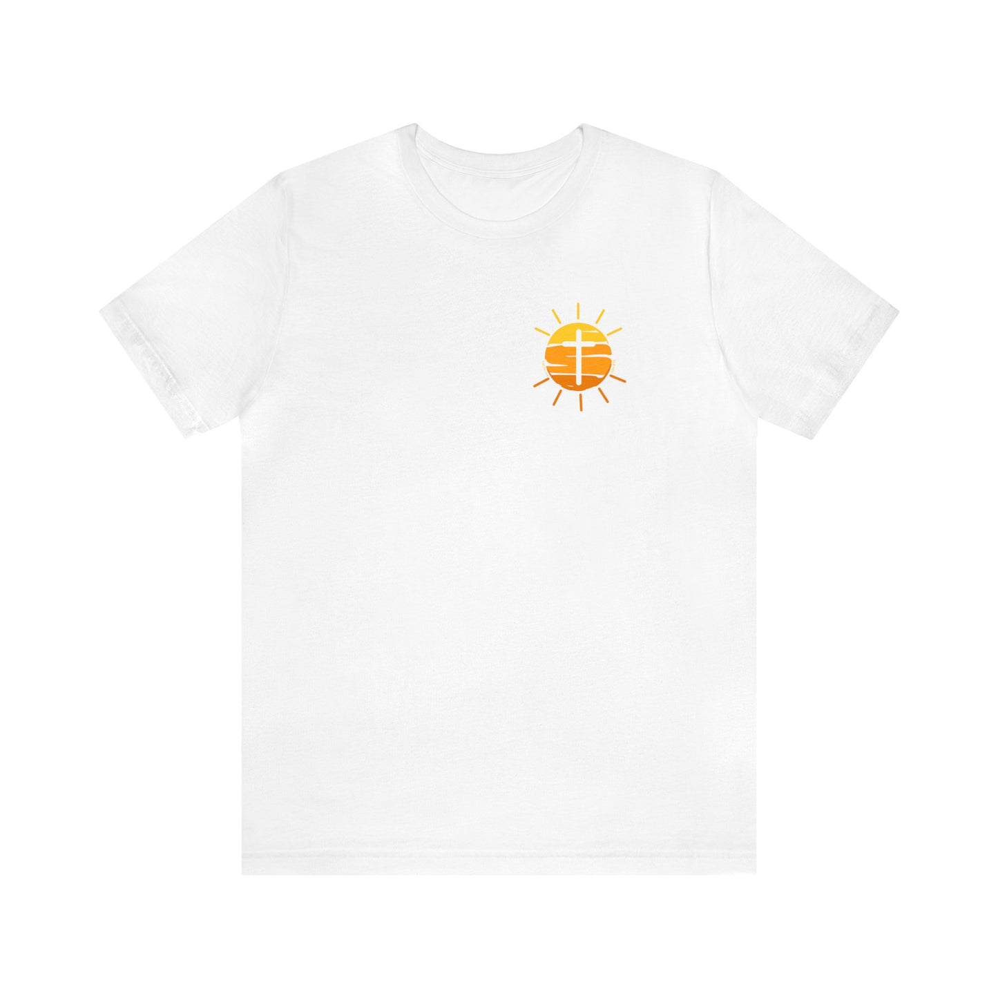 John 8:12 Unisex Jersey Short Sleeve Tee