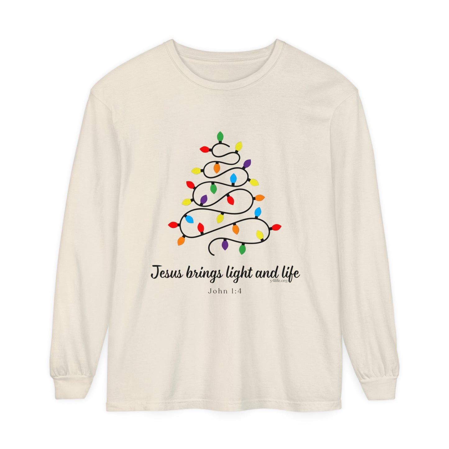 Jesus Brings Light and Life Long Sleeve Tee