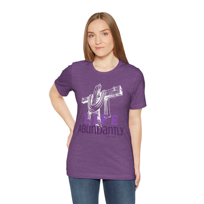 Life Abundantly Monochrome Short Sleeve Tee
