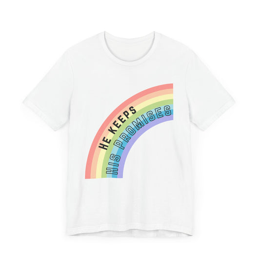 "He Keeps His Promises" Unisex Jersey Short Sleeve Tee
