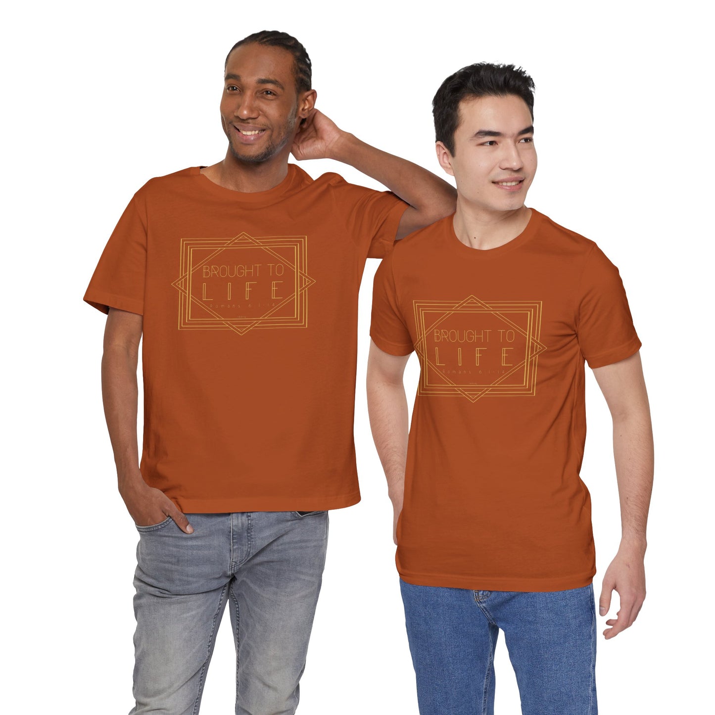 "Brought to Life" Unisex Jersey Short Sleeve Tee