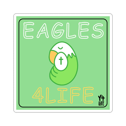 Eagles 4 Life Square Team Sticker
