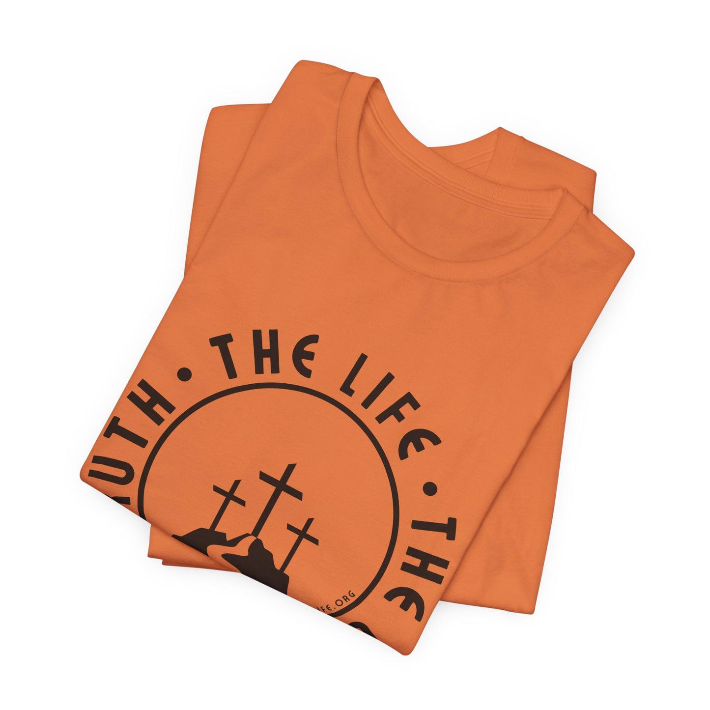 John 14:6 Single Color Short Sleeve Tee