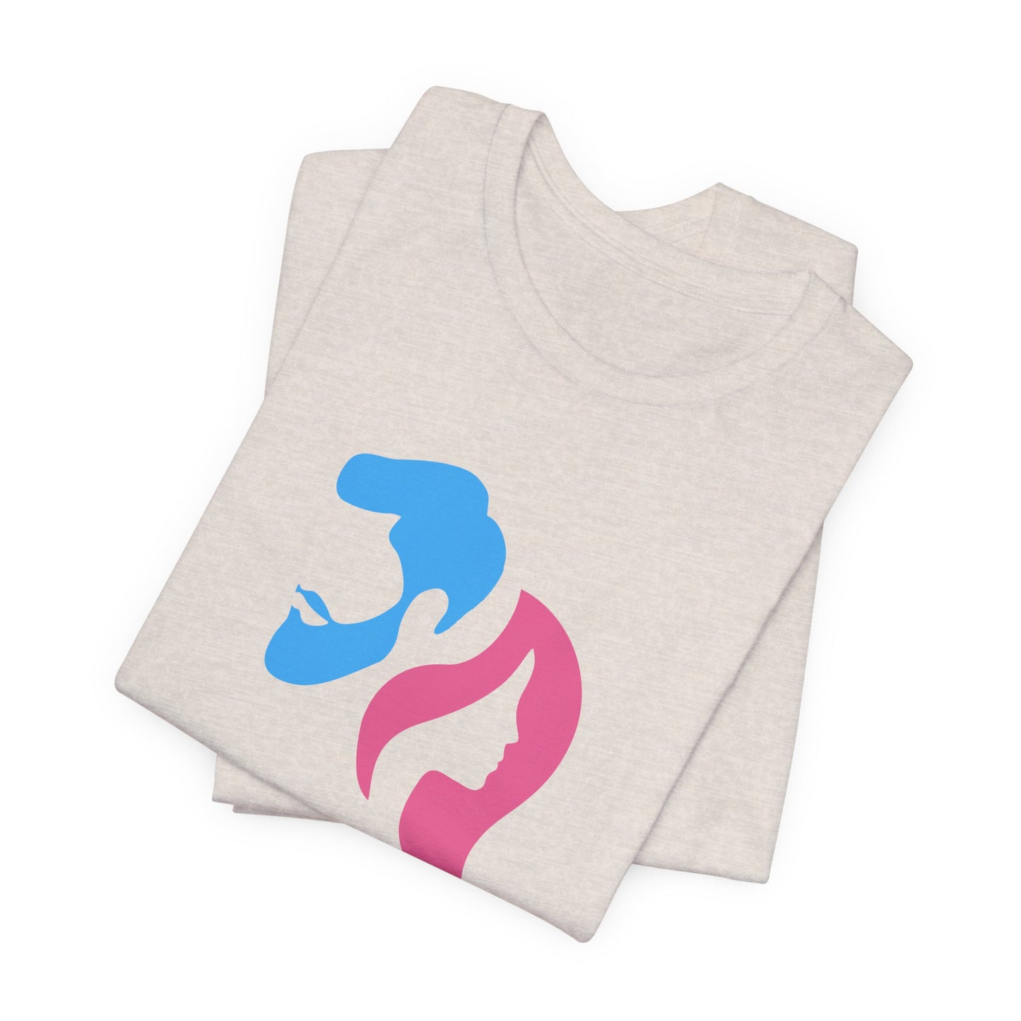 "Gender is a Gift" (faces) Unisex Jersey Short Sleeve Tee