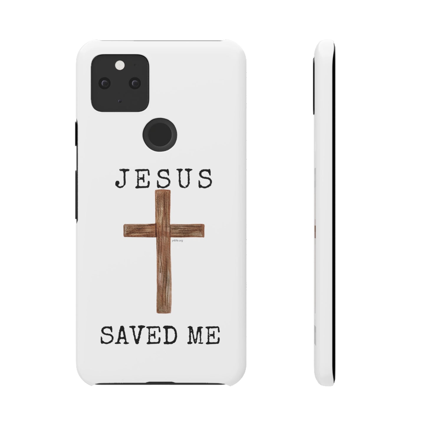 Jesus Saved Me Snap Cases
