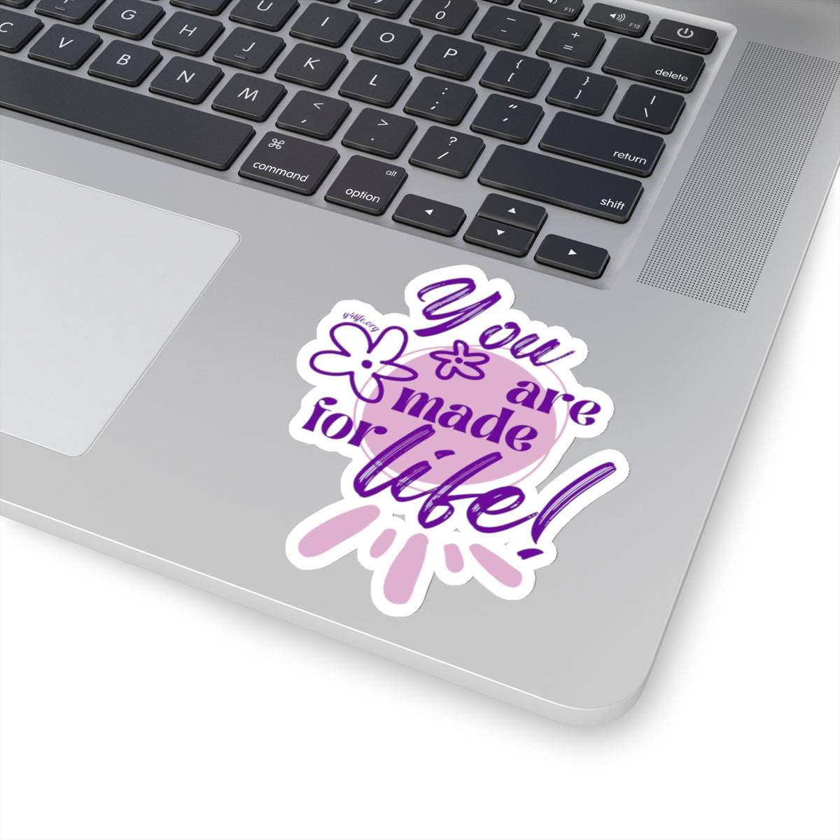 Made for Life Purple Kiss-Cut Sticker