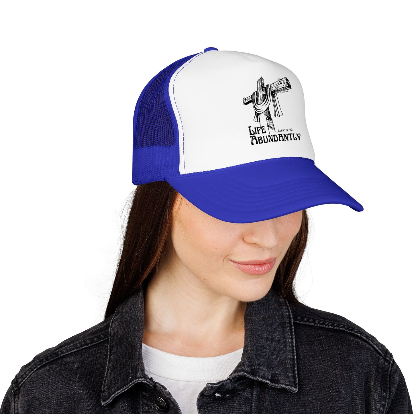 Life Abundantly Foam Trucker Hat