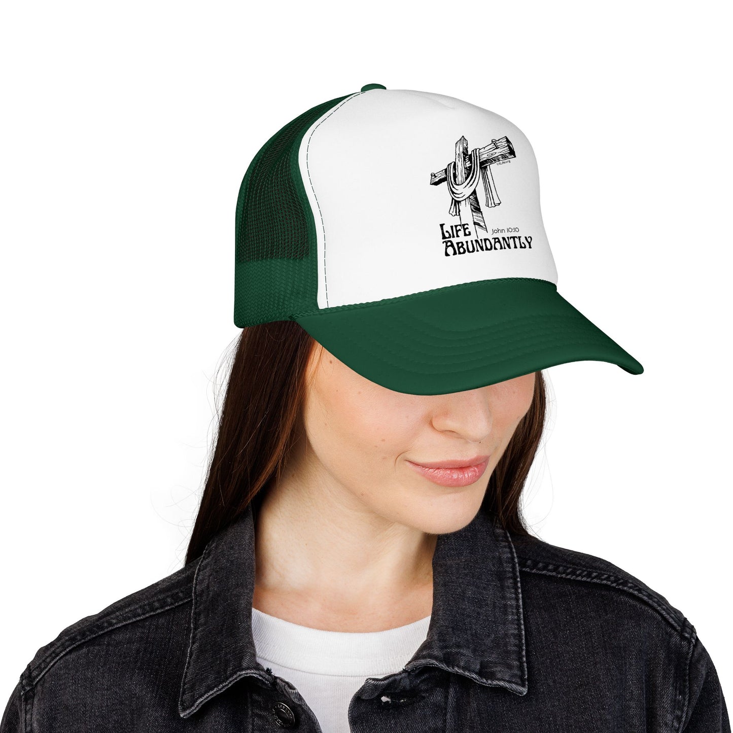 Life Abundantly Foam Trucker Hat