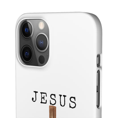 Jesus Saved Me Snap Cases