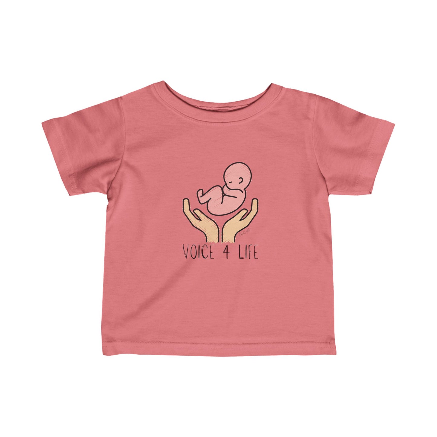 Voice 4 Life (Baby) Infant Fine Jersey Tee