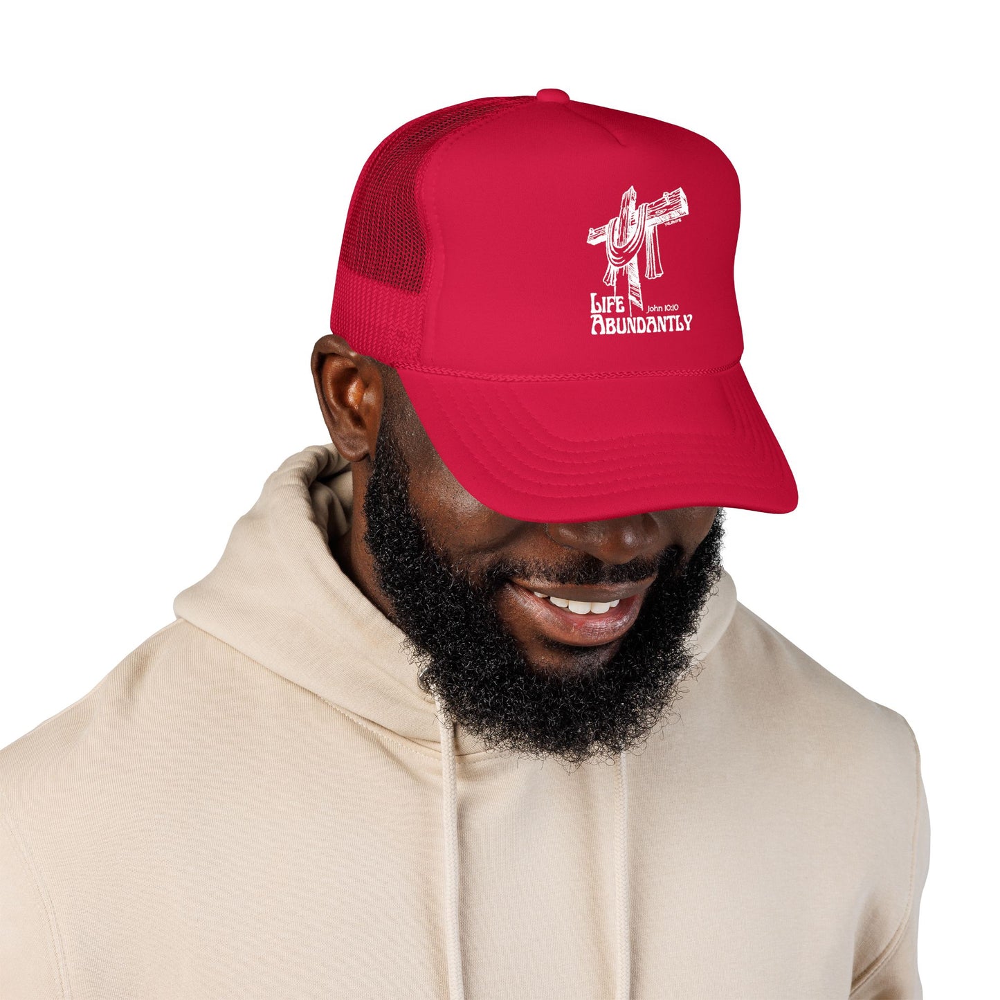 Life Abundantly Foam Trucker Hat