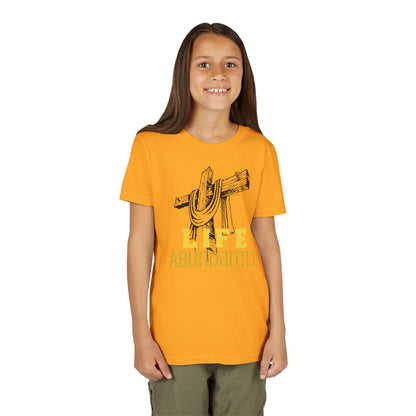 Life Abundantly Monochrome Youth Short Sleeve Tee