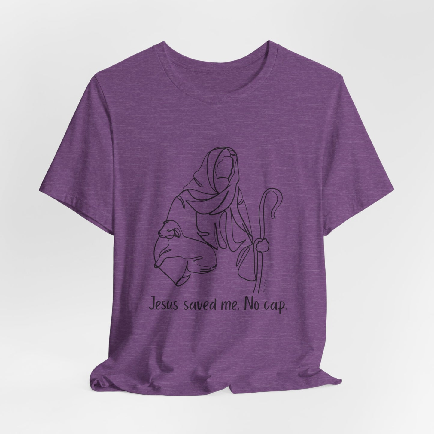 "Jesus Saved Me" Unisex Jersey Short Sleeve Tee