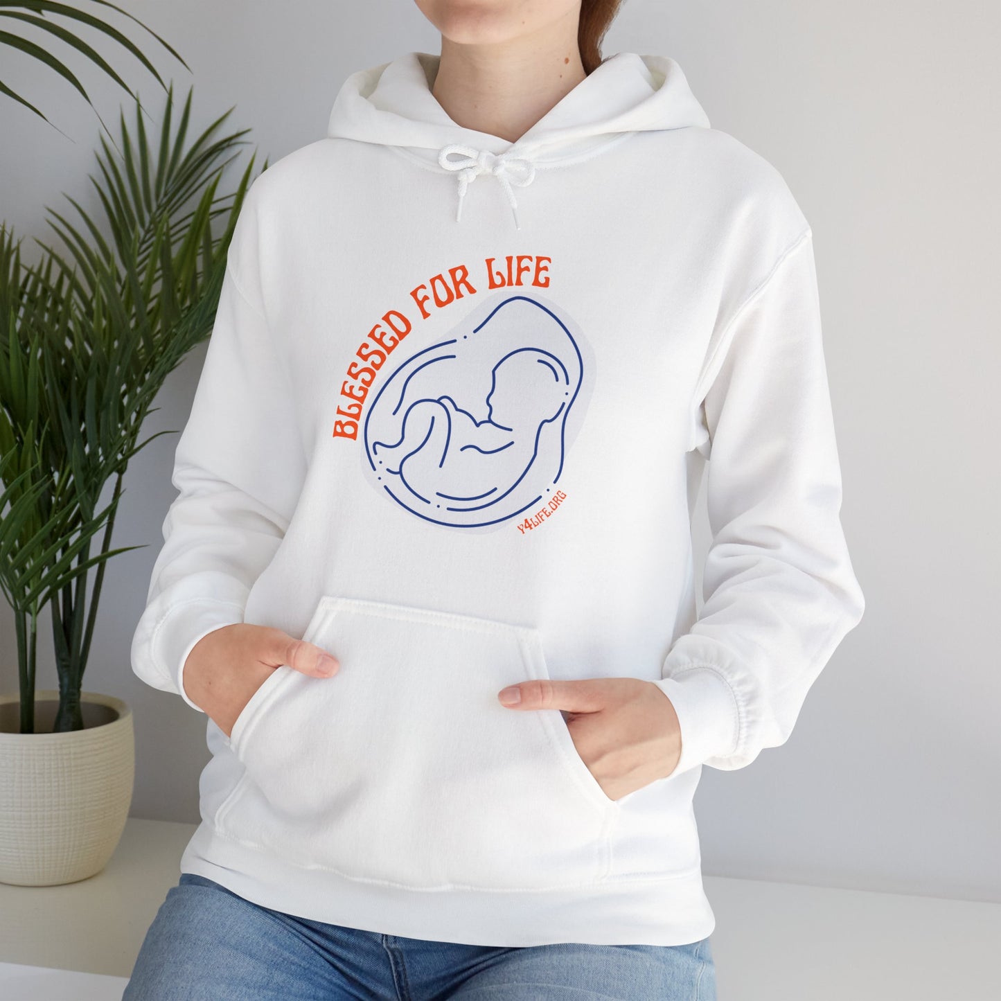 Blessed For Life Unisex Heavy Blend™ Hooded Sweatshirt