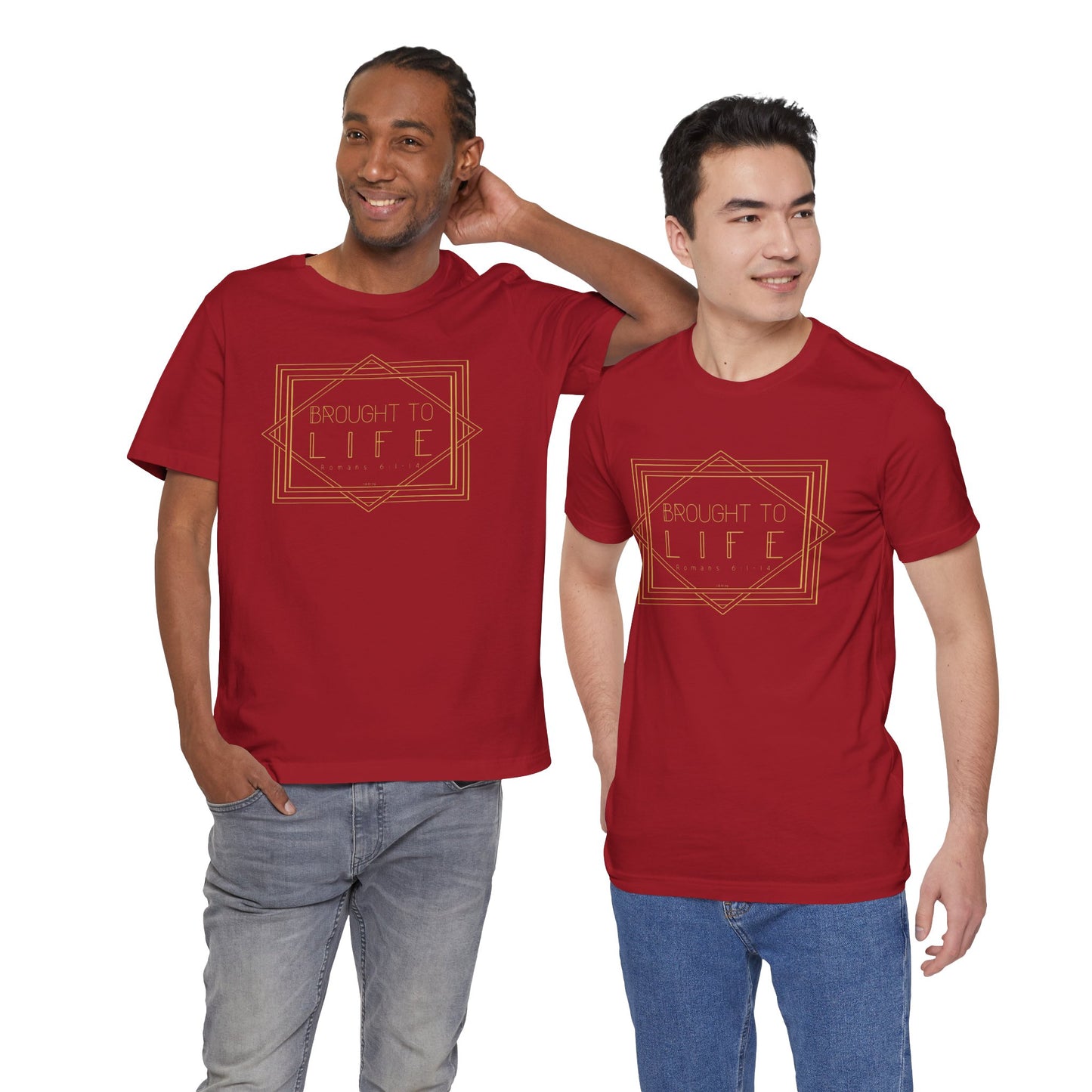 "Brought to Life" Unisex Jersey Short Sleeve Tee
