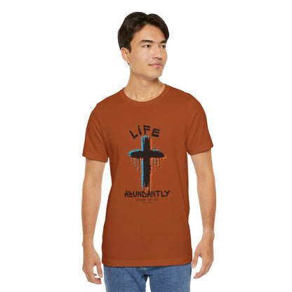 Life Abundantly Multicolor Short Sleeve Tee