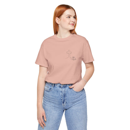 That They May Have Life Unisex Jersey Short Sleeve Tee