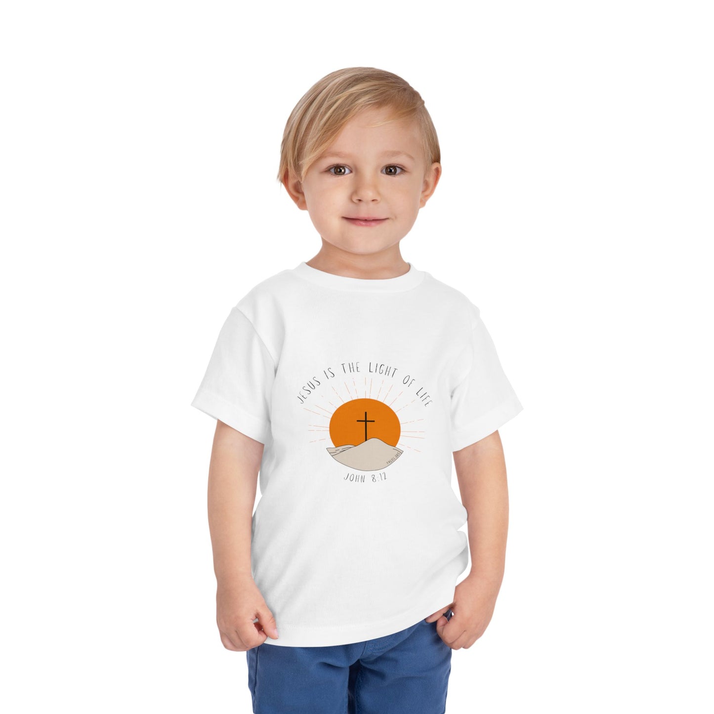 John 8:12 Toddler Short Sleeve Tee