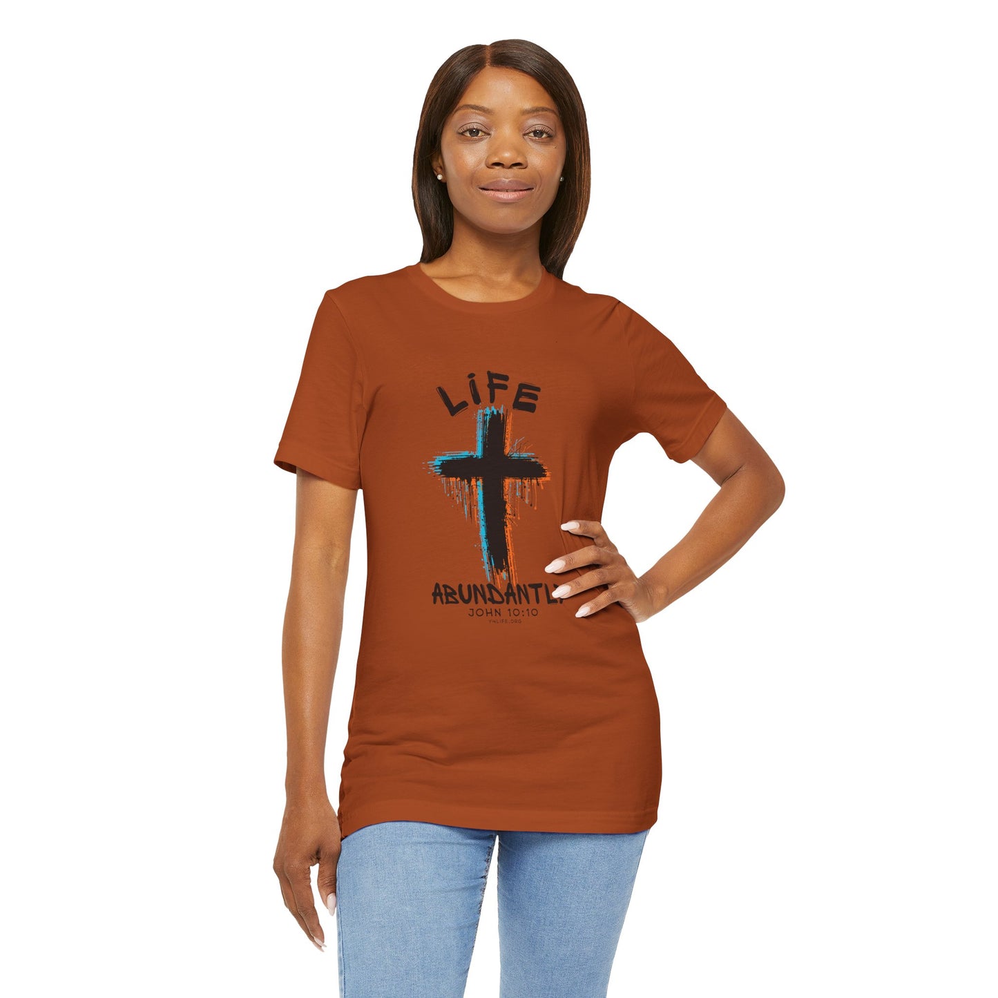 Life Abundantly Multicolor Short Sleeve Tee