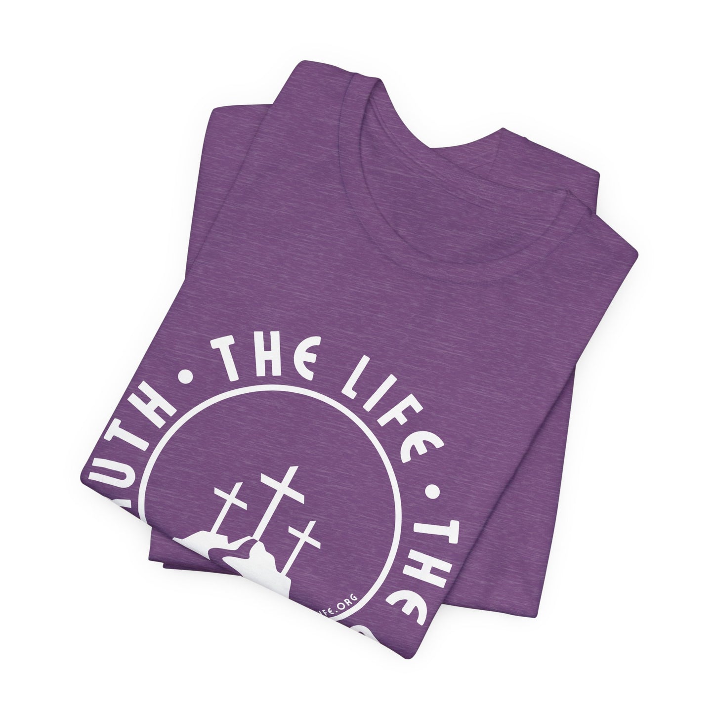 John 14:6 Single Color Short Sleeve Tee