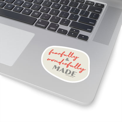 Fearfully & Wonderfully Made Neutral Kiss-Cut Sticker