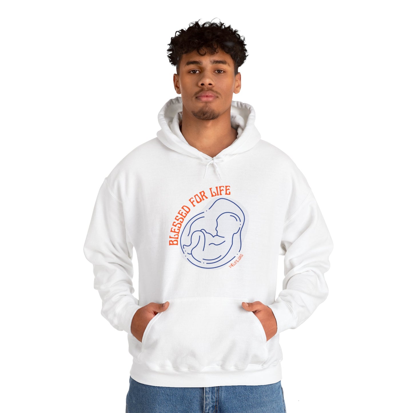 Blessed For Life Unisex Heavy Blend™ Hooded Sweatshirt